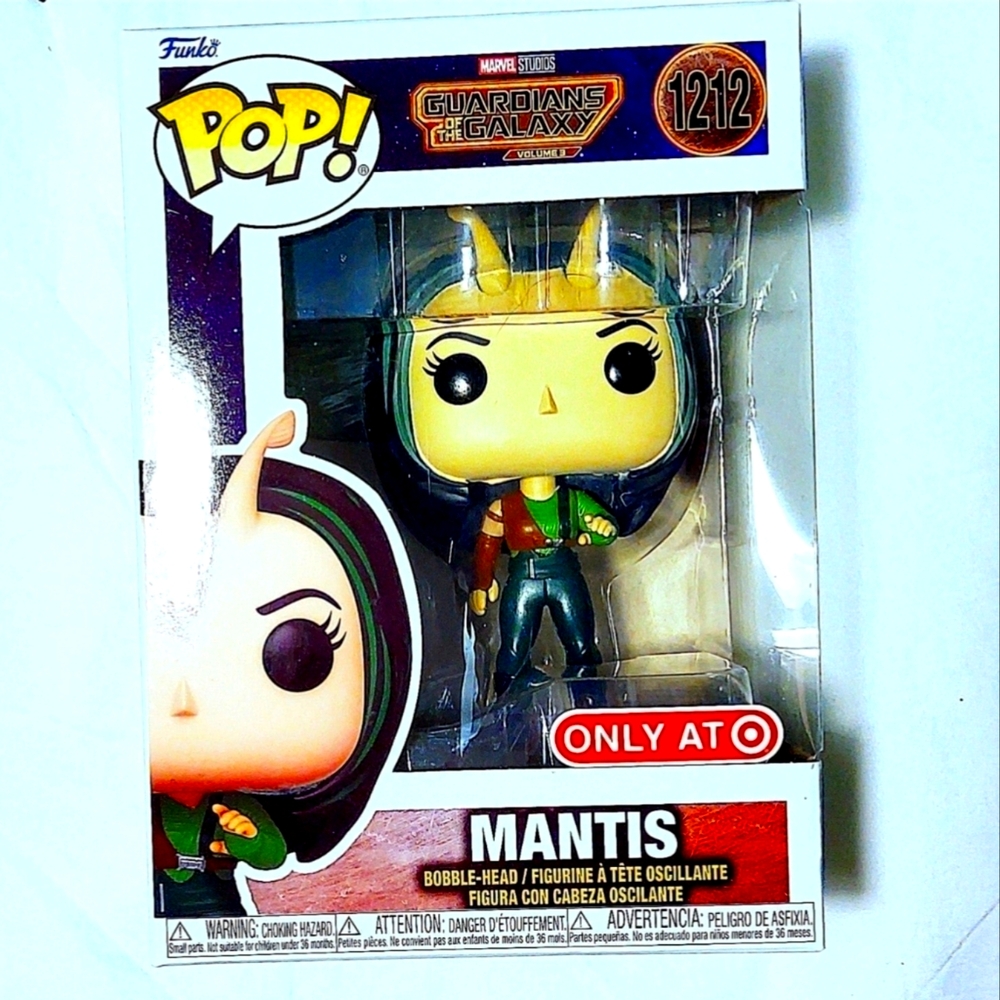 Funko Pop 1212 Mantis Target Exclusive Guardians of the Galaxy Vol 3 w Case